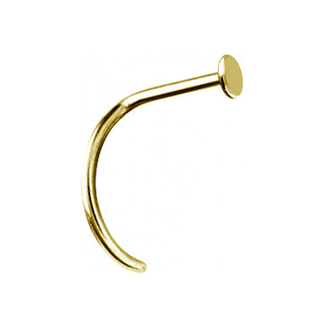 Golden Steel Nostril Studs